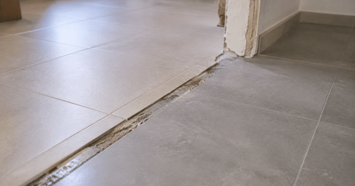 Jonction carrelage au sol apres suppression mur interieur
